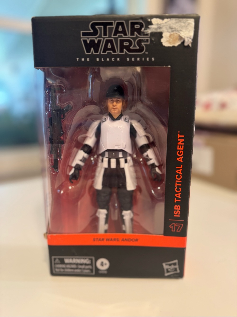 Hasbro Star Wars Black Series ISB Tactical Agent Figure - Black & Orange